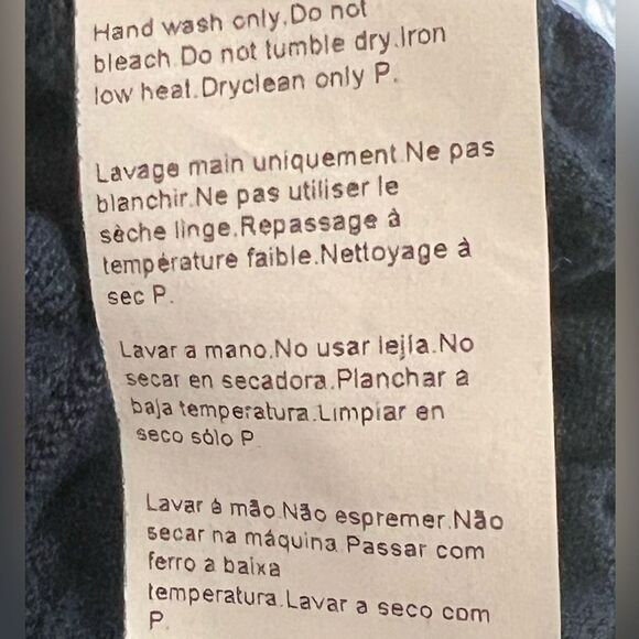 Hugo Boss Smocked Wool/Silk (80/20) Long Sleeve Dark Teal Knit Top Women Size XS - Picture 5 of 7